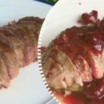 Piept de rață incredibil de fraged cu sos de cireșe: