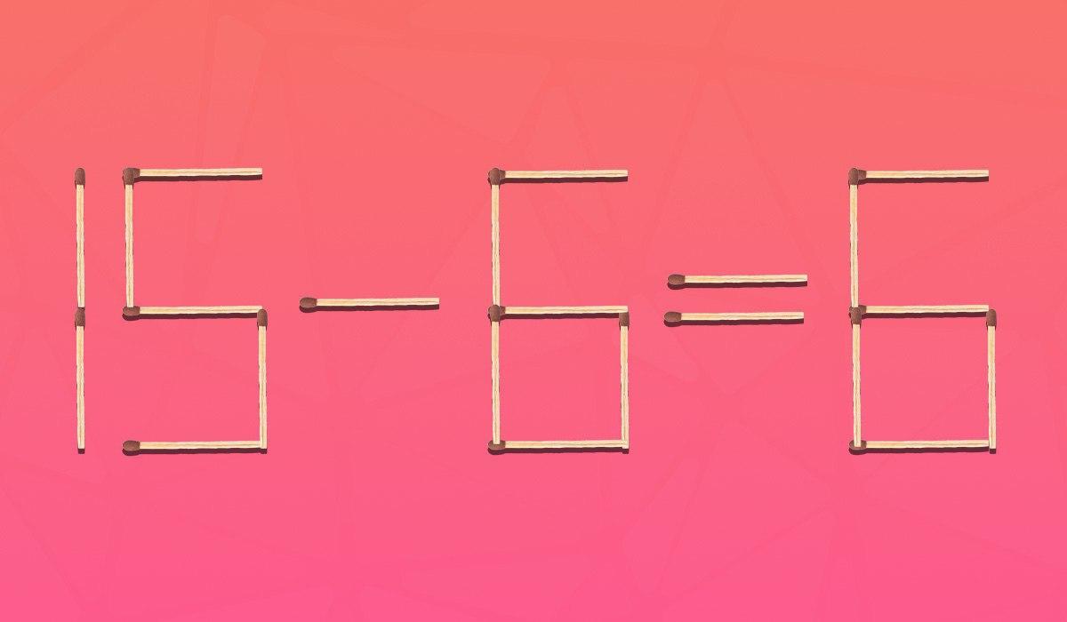 Trebuie să muți doar un singur chibrit pentru a face egalitatea corectă: un puzzle provocator