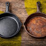 Numai cu acest remediu al bunicului a fost posibilă curățarea unei tigaie vechi din fontă: despre ce este vorba Numai cu acest remediu al bunicului a fost posibilă curățarea