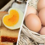 Un vârf de cuțit în apă și cojile de ouă