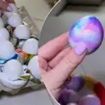 Cum să faci ouă de Paște "marmură": un flyhack care