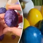 Efect cosmic și marmură pentru bănuți: ce să vopsești ouă